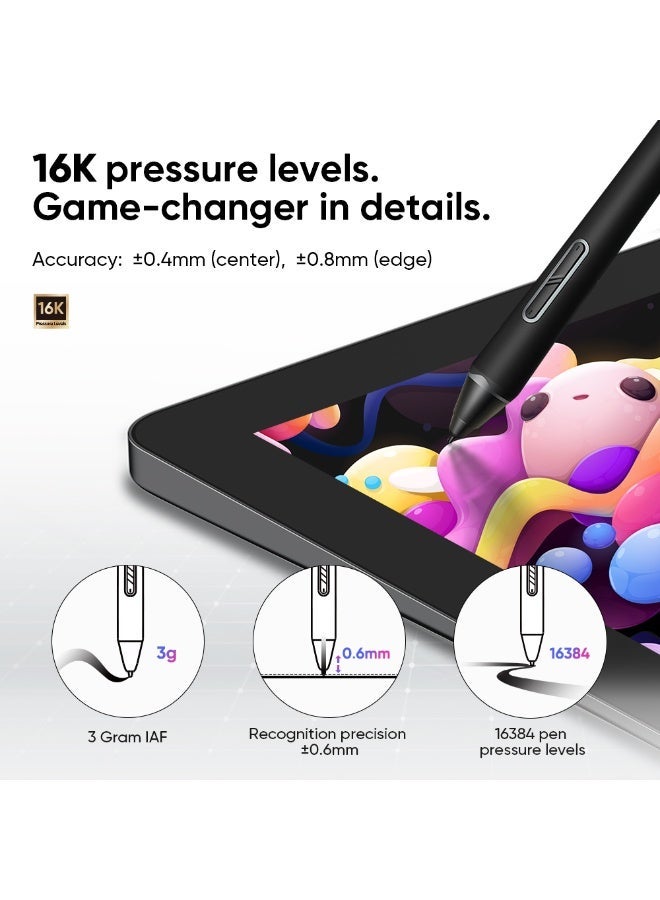 XP-PEN Artist Pro 14 Gen2 Drawing Tablet with Screen 14 inch Graphic Art Tablet with Full Laminated Anti-Glare Screen 16384 Pressure Levels X3 Pro Battery-Free Stylus 123% sRGB Tilt Stand Mini Keydial - Image 3